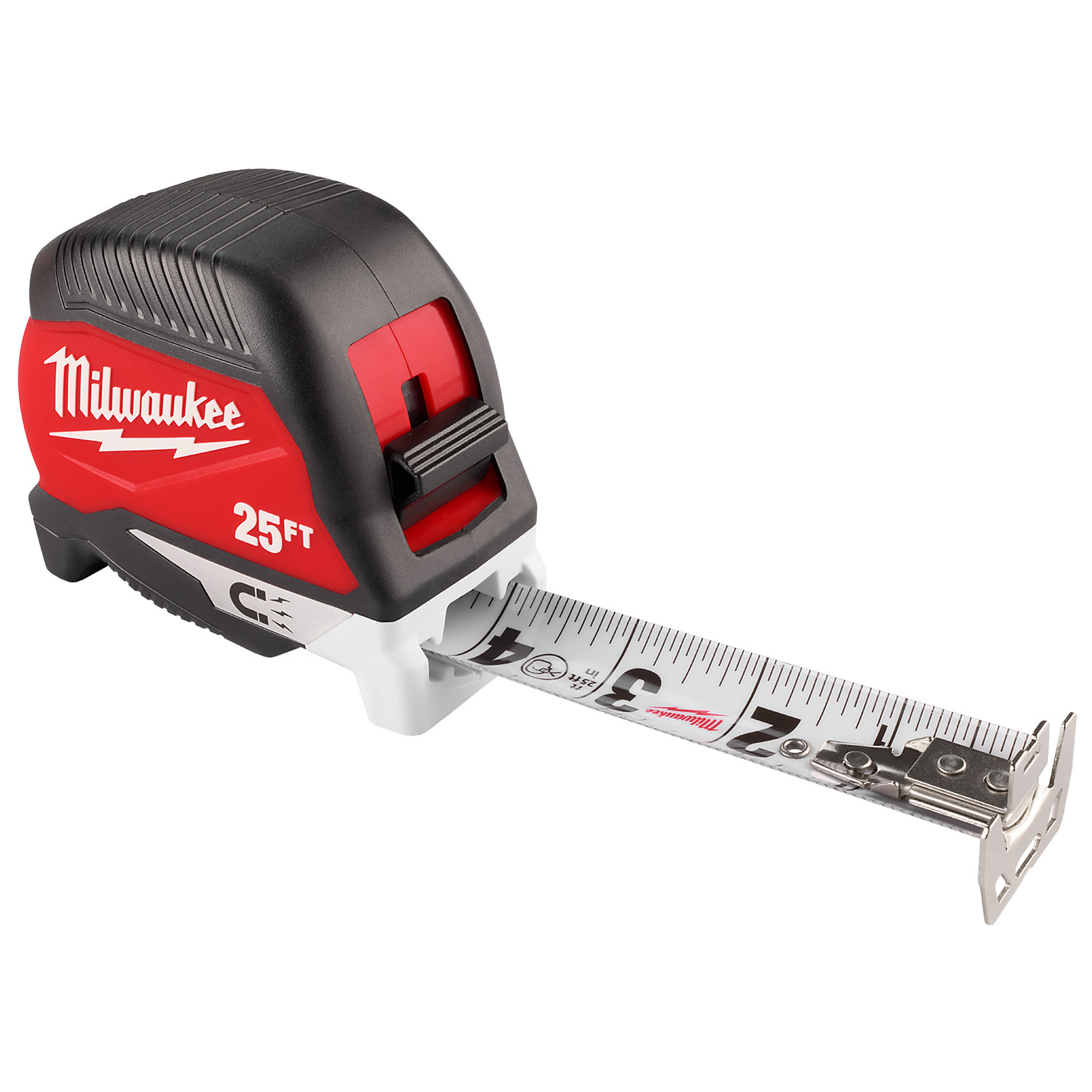 Milwaukee, 25ft. Electrician's Magnetic Tape Measure, Length 25 ft, Model# 48-22-1027M
